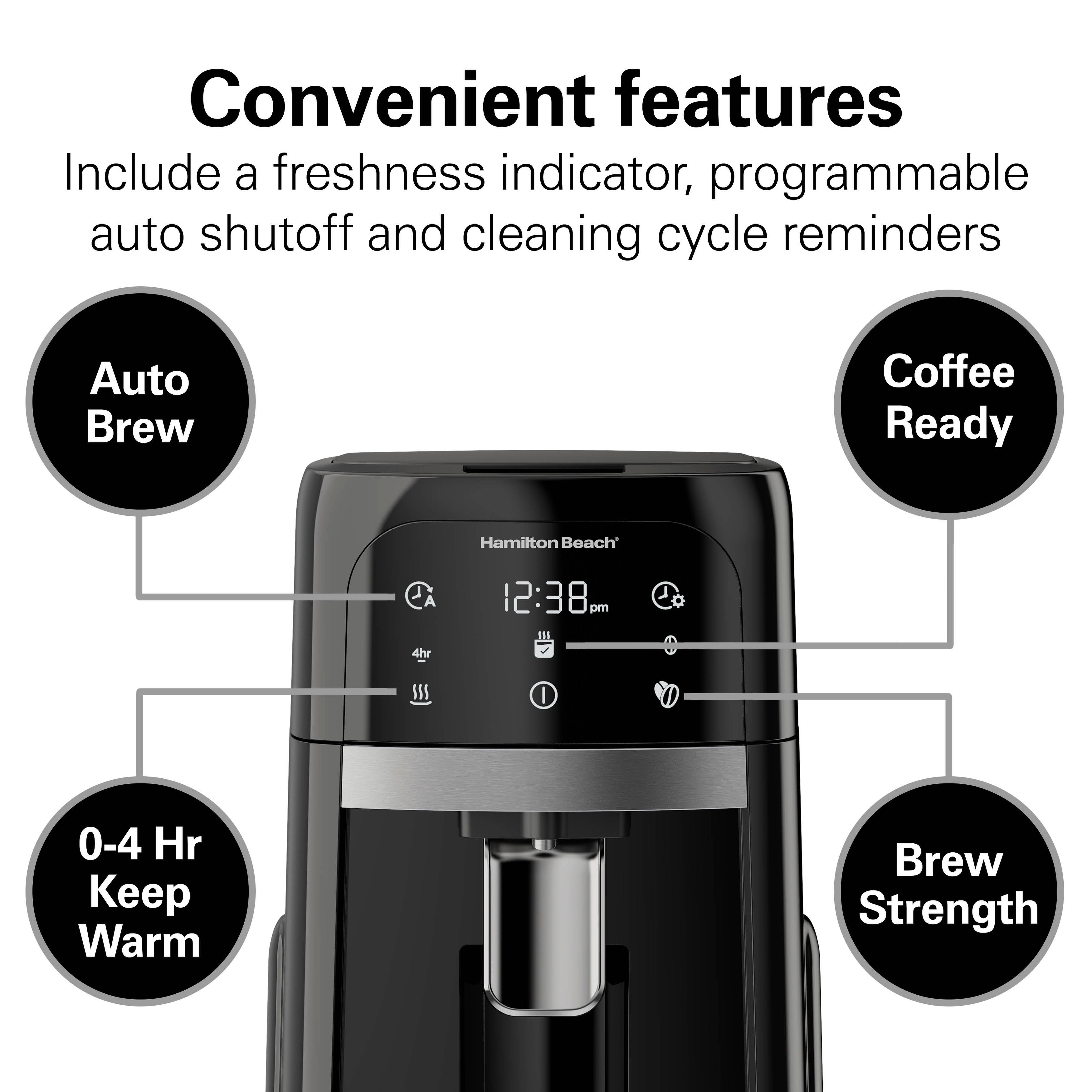 Dispensing coffee maker outlet