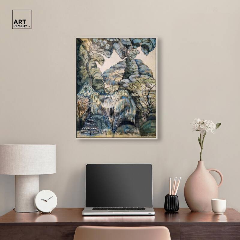 Trees in Bird Garden 1913 Canvas by Art Remedy