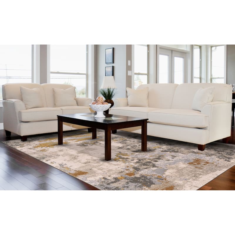 Feizy FZRG92805 Laredo 10' x 13-1/4' Abstract Rectangular Area Rug