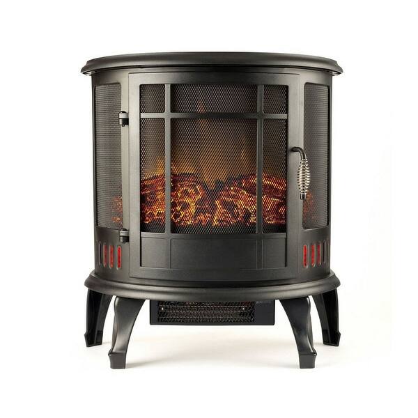 Shop Moda Flame 22 Heater Vent Free Curved Electric Fireplace