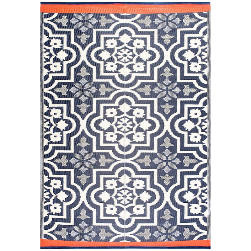Reversible Mats Plastic Outdoor Rug for Camping, Patio, Backyard, RV, Picnic, Deck