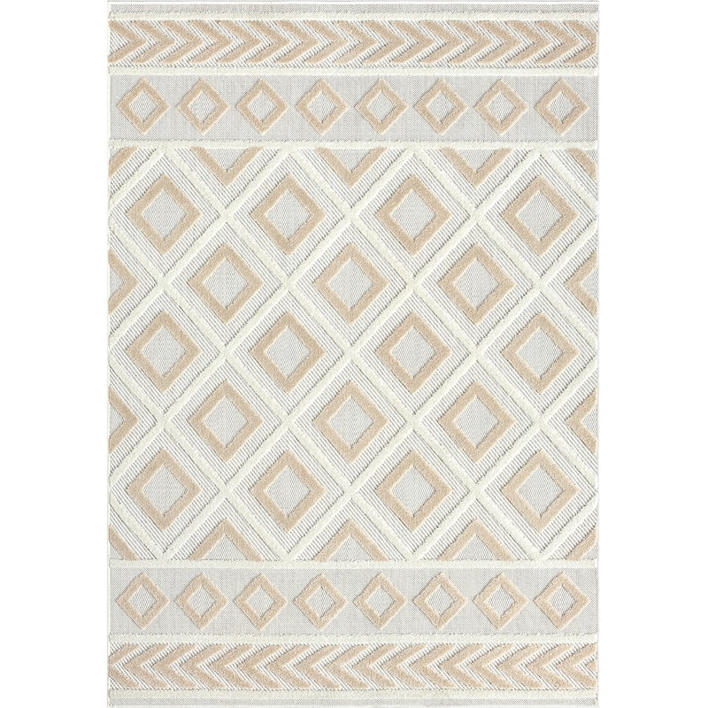 Abani Rugs Dusk Collection DUS100A Modern Diamonds Area Rug