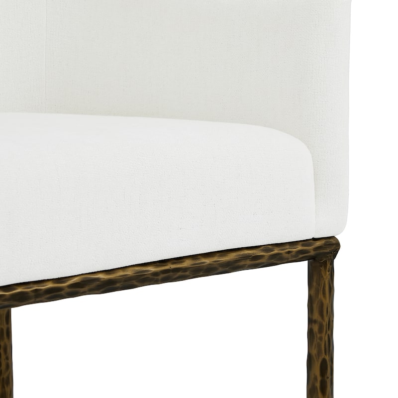 Christopher Knight Home - 7-Piece Industrial Metal Top Dining Set with Upholstered Chairs