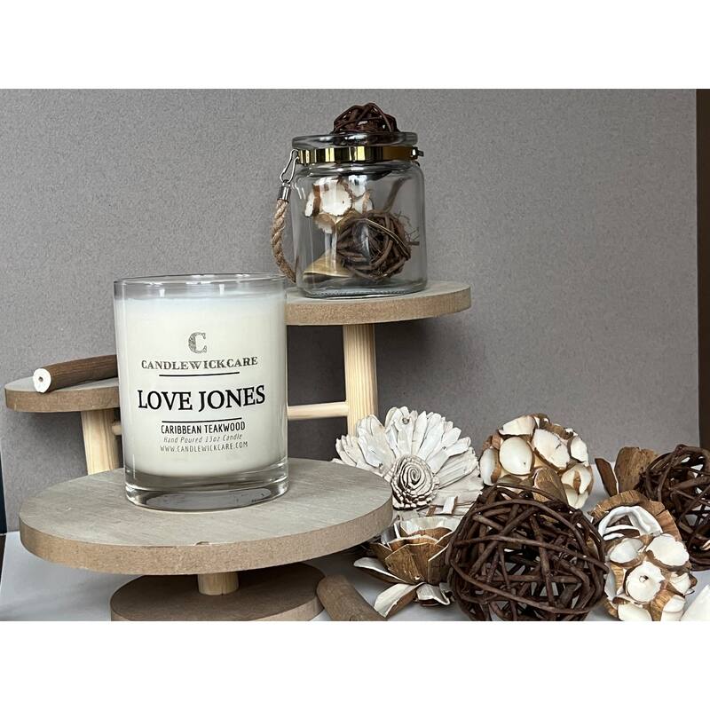 CandleWickCare Love Jones Scented Candle, (13oz) On Sale Bed Bath