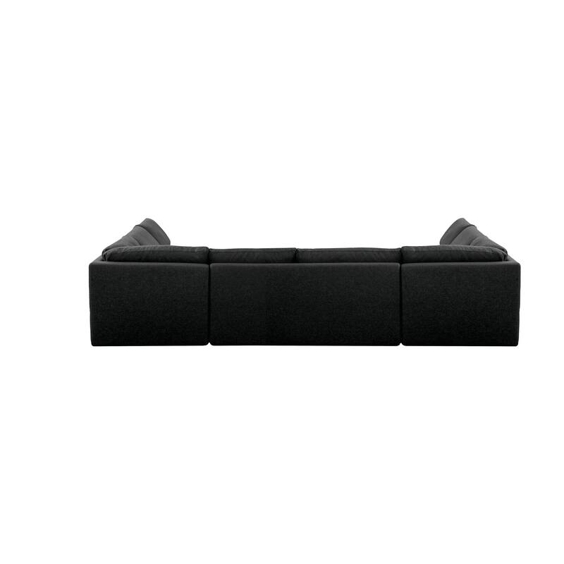 NADAAL STUDIOS Odessa, 5 - Piece Outdoor Modular Sectional Sofa - 154"W x114"D x35.8"H