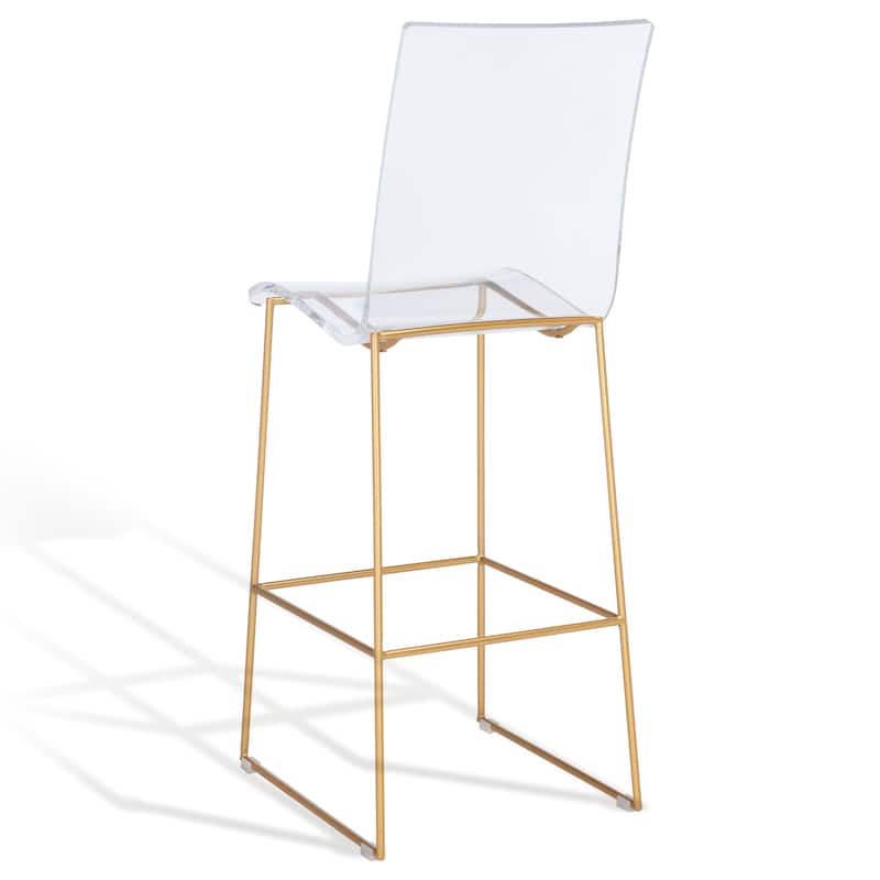 SAFAVIEH Couture Margrith 46-inch Acrylic Bar Stool - 19"W x 17"D x 46"H
