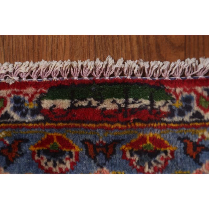 Traditional Kashan Large Persian Area Rug Hand-knotted Wool Carpet - 11'2" x 14'10"
