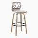 Option Light Grey Fabric/Light Grey Wood/Black Metal