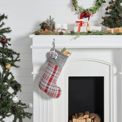 Gregor Plaid Stocking 12x20