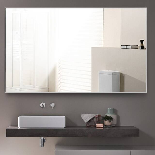 Neutypechic Huge Modern Metal Framed Floor Mirror