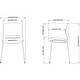 preview thumbnail 5 of 4, Lorell Arctic Series Stack Chairs - 2/CT