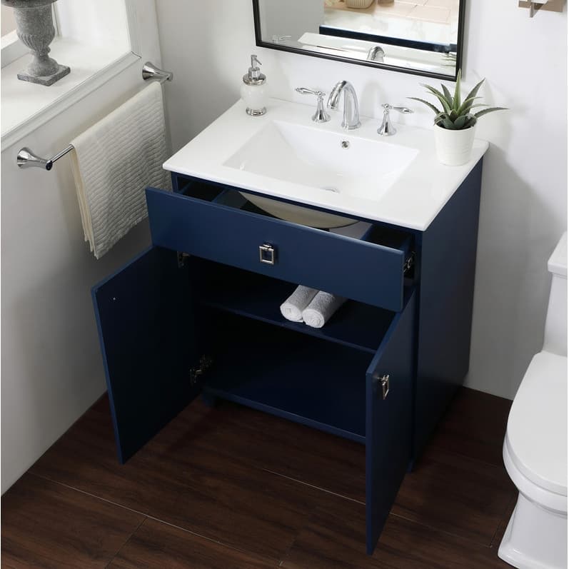 Modern 30" Single Bathroom Vanity Sink