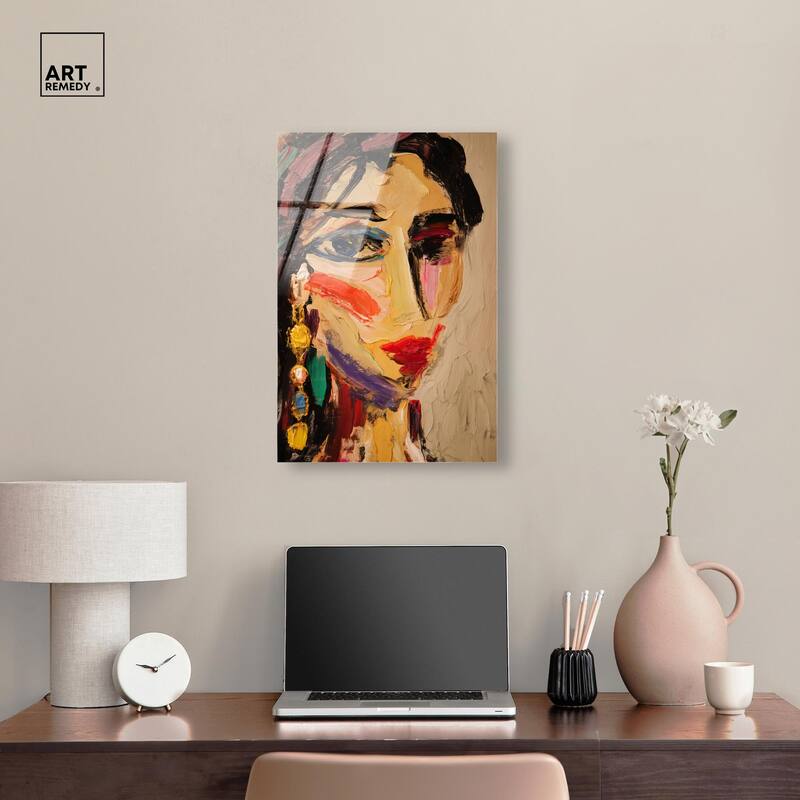 Colorful Expression I Acrylic by Art Remedy, Ready to Hang