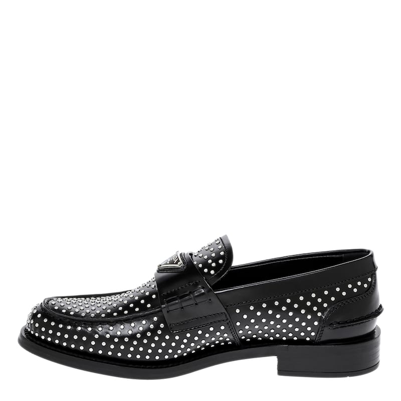 Prada Studded Loafers