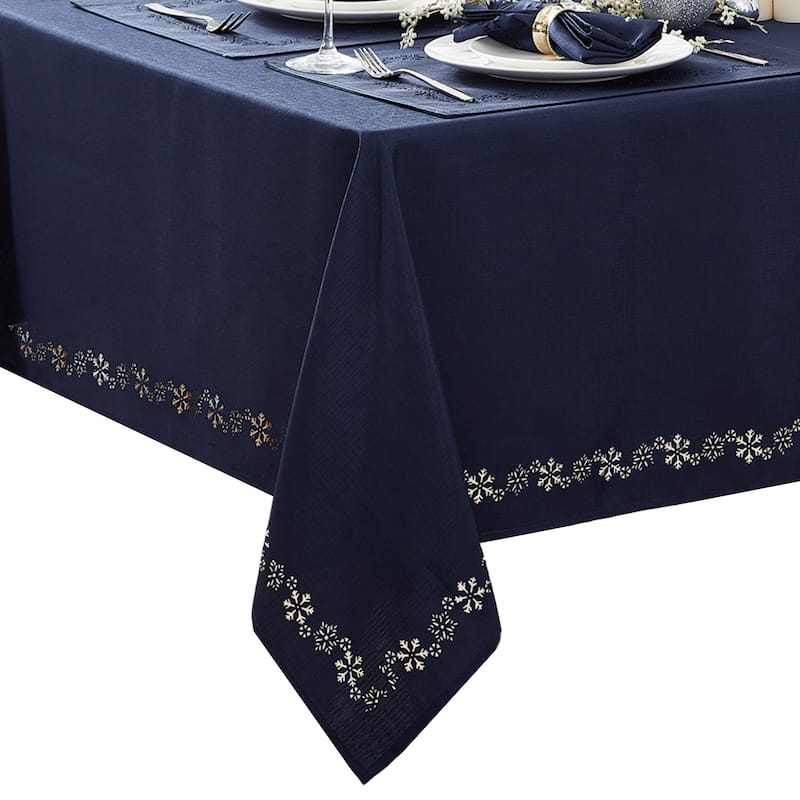 Snowflake Laser Cut Tablecloth - 52x70