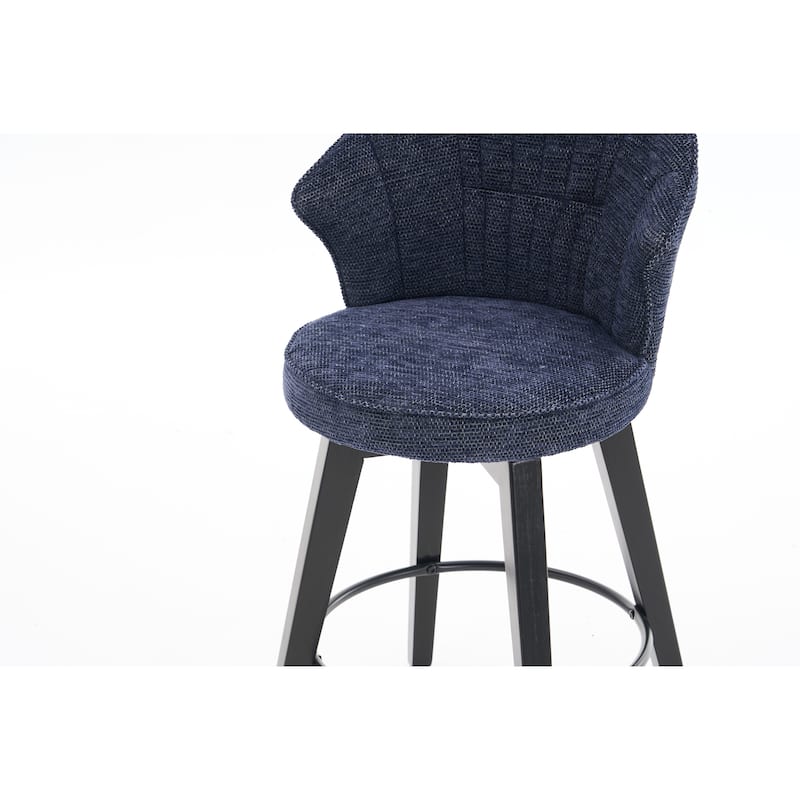 Swivel Bar Stools Side Chair Set of 2