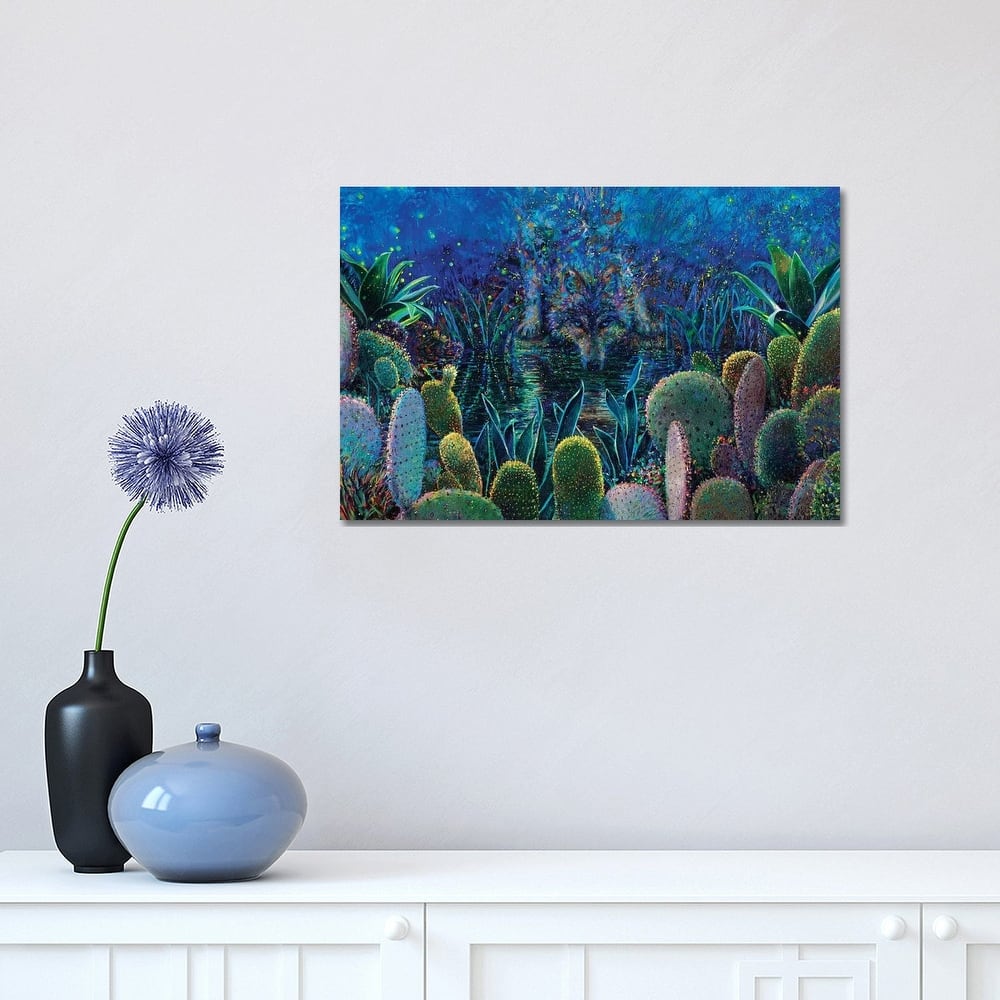 iCanvas "Lobo Sirocco" by Iris Scott Canvas Print