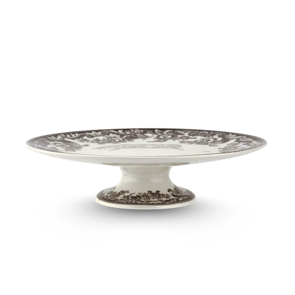Spode Delamere Footed Cake Plate - 10.5 Inch