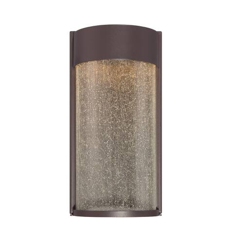 Modern Forms Rain 12" Tall LED Indoor/Outdoor Wall Sconce with Clear