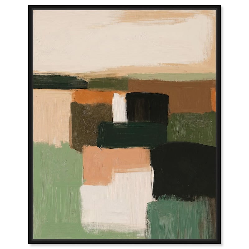 Underbrush Musings I Canvas by Art Remedy - 36" x 45" - Black