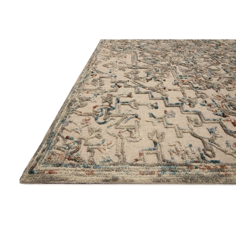 Alexander Home Diana Medallion 100% Wool Hooked Area Rug