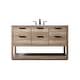 preview thumbnail 1 of 9, Elegant Lighting VF19254 Larkin 54" Free Standing Single Basin Vanity Natural Oak