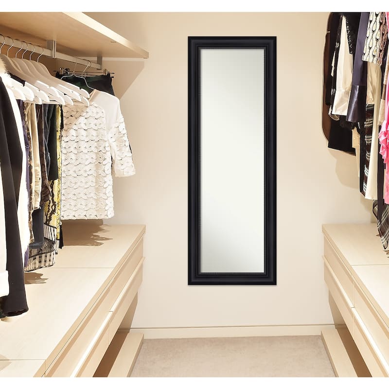 Non-Beveled Full Length On The Door Mirror - Astor Frame