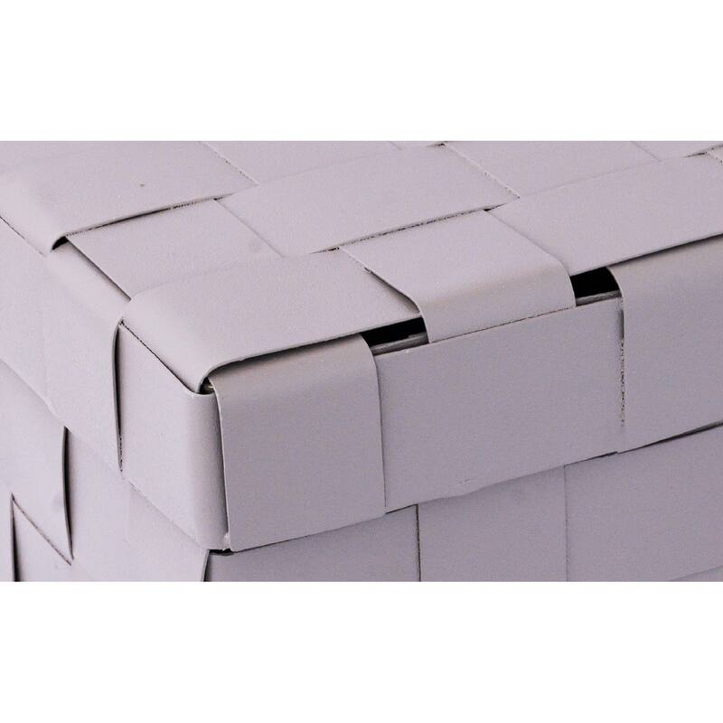 Braided Metal Rectangular Storage Boxes - 9.75" - Set of 2