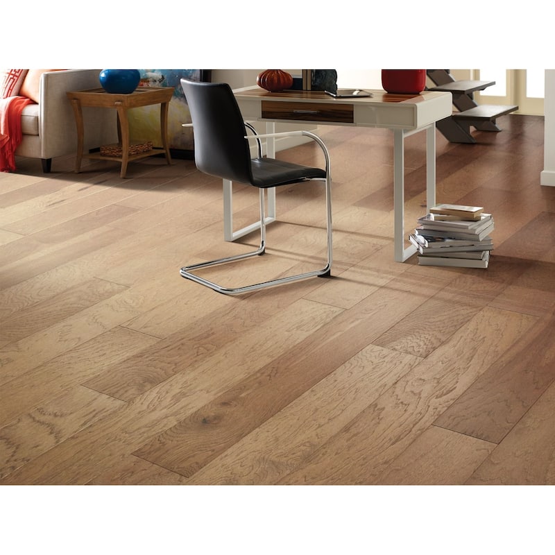 Shaw Alpine Hickory 6-3/8" Wide Smooth Engineered Hardwood Flooring -