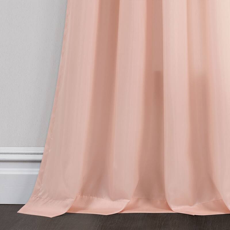 Silver Orchid Page Two-tone Faux Silk Glamorous Sequins Sparkle Single Curtain Panel