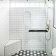 preview thumbnail 6 of 10, Santorini 4x4 Marble Hexagon Mosaic Tile - Floor, Wall & Backsplash