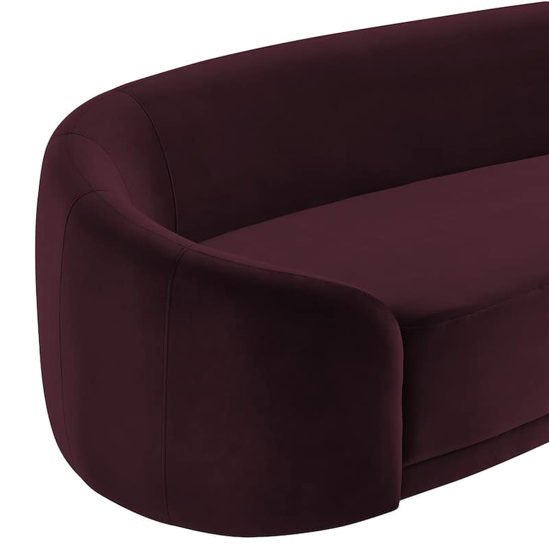 Contessa Curved Performance Velvet Sofa
