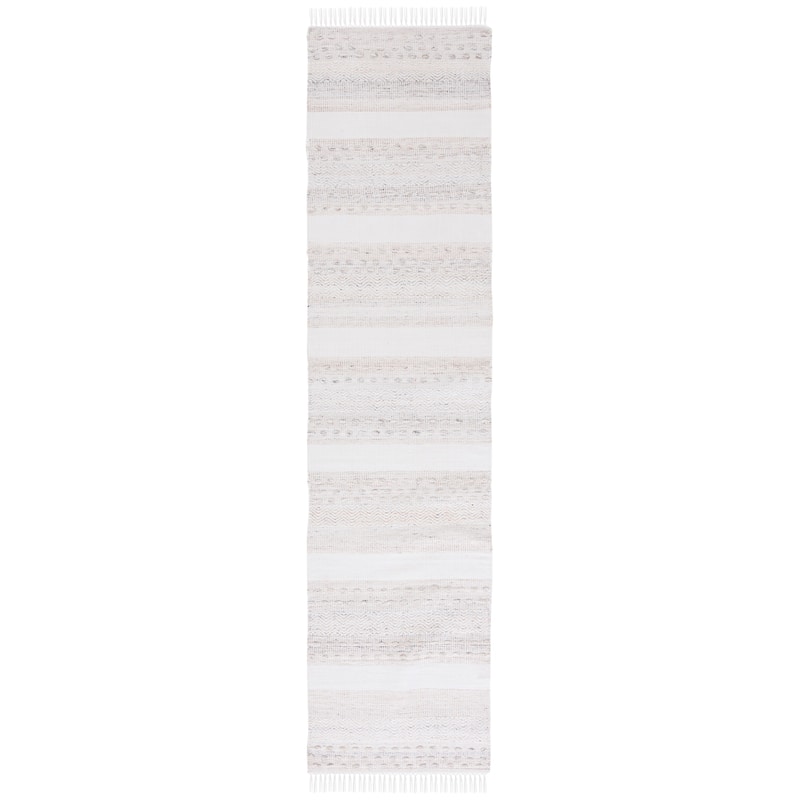 SAFAVIEH Striped Kilim Dojna Boho Fringe Rug