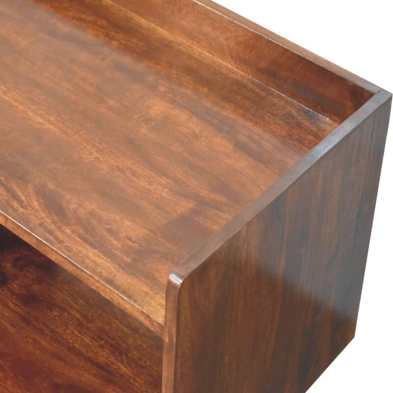 Artisan Furniture Solid Wood Open-top Chestnut Media Unit