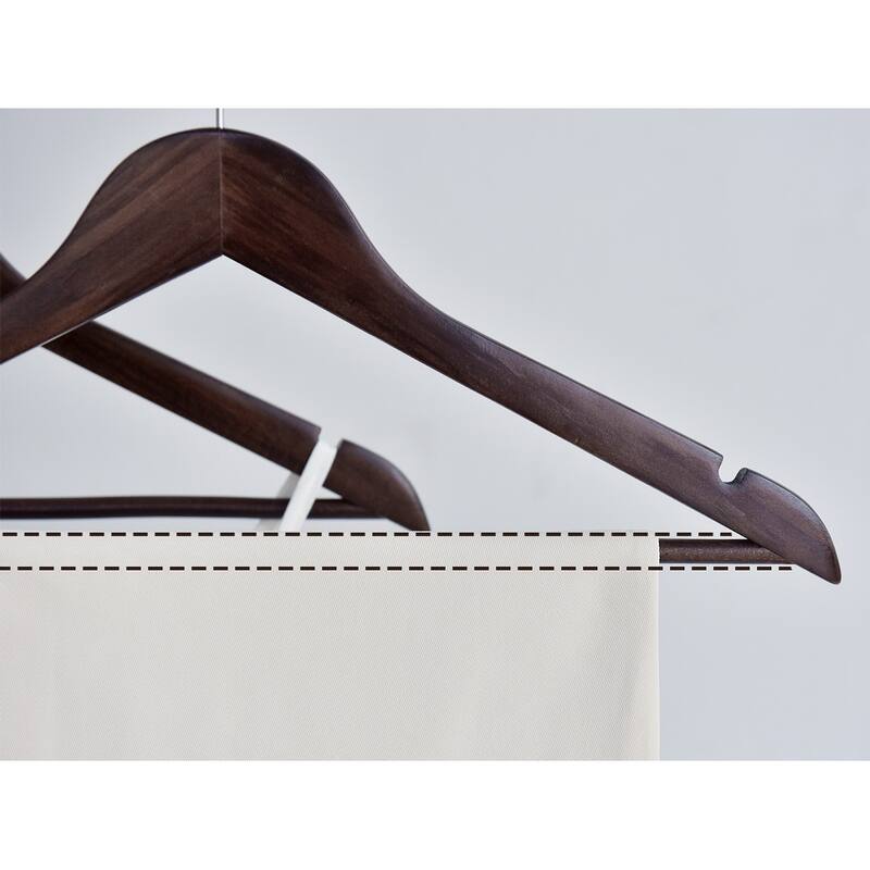 StorageWorks Wooden Clothes Hangers, Hangers for Coats, Shirts, Jackets, Pants, Suits