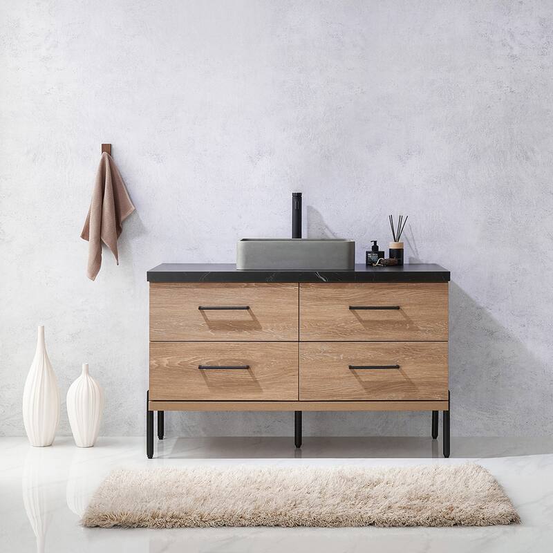 Miseno MV-NM-705148S Trento 48" Free Standing Single Basin Vanity Set