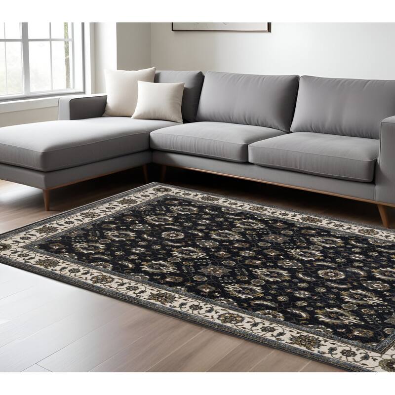 HomeRootsOriental Traditional Runner Area Rug - 133.86' X '94.49' X '0.47