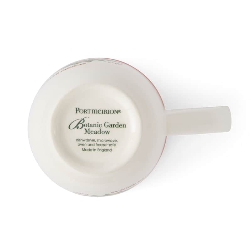 Portmeirion Botanic Garden Set of 6 Meadow Tulip Beaker Mugs - 10.5 oz