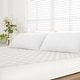 preview thumbnail 2 of 7, Luxury Organic Cotton Quilted Mattress Pad Protector