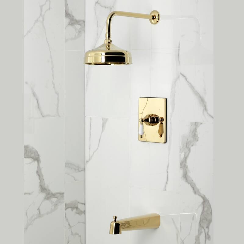 Kingston Brass Single-Handle Pressure Balanced Tub and Shower Faucet