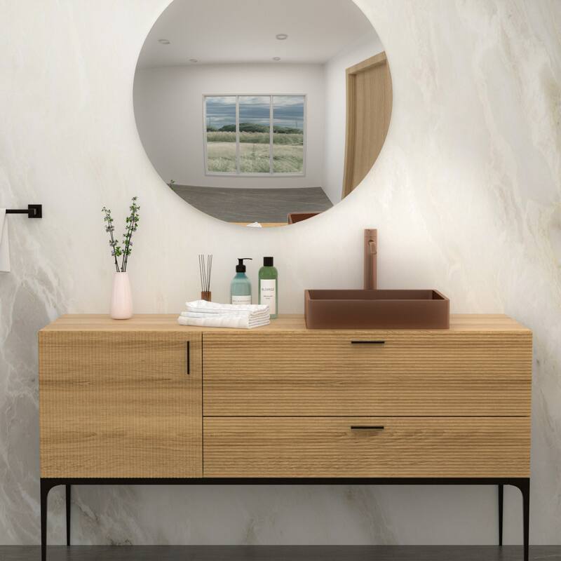 Stainless Steel Bathroom Sink with Pop Up Drain