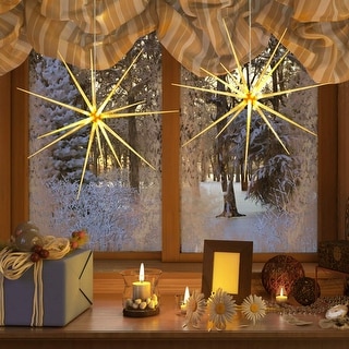 Hanging Night-Lights Christmas Fairy String Lights Firework LED 8 Modes Decor 
