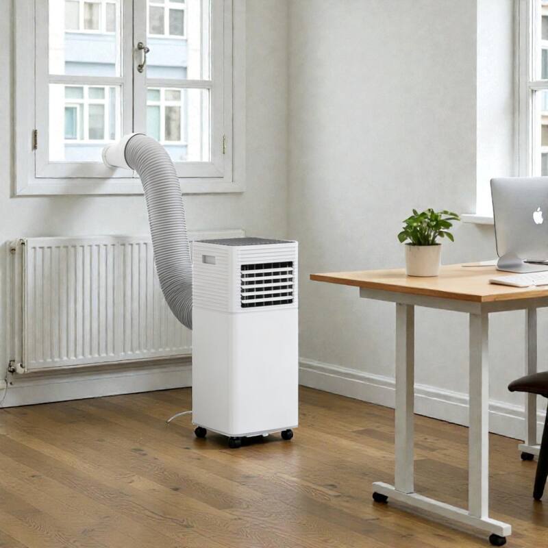 Mobile Air Conditioner 10000 BTU for Cooling and Dehumidifying. Sleep Mode. Timer. Sliding Window Use