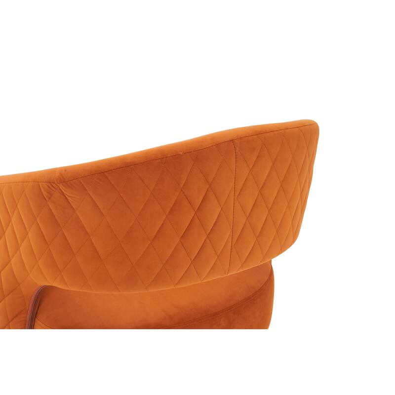 Round Barrel Chair in Fabric