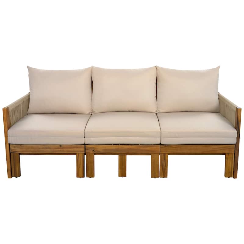 3-in-1 Outdoor Daybed & Patio Sofa with Pull-Out Sleeper by Leisure Zone