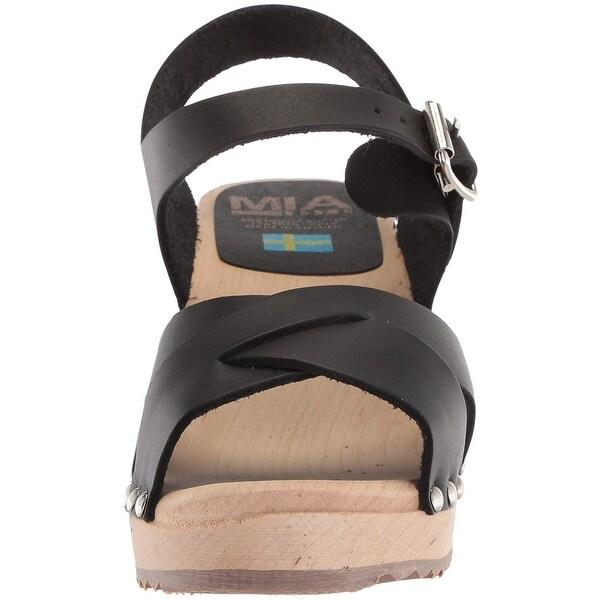 open toe mia clogs