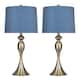 Option Gold Plating/Blue Textured Linen