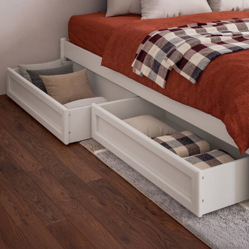 Barcelona Panel Platform Bed with Storage Drawers
