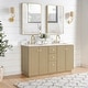 preview thumbnail 121 of 126, Oza Bath Vanity with Quartz Stone Top and Mirror