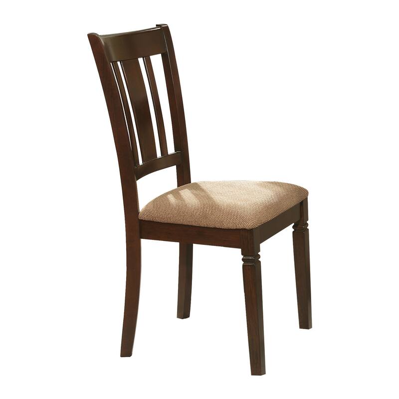 6 Pcs Dining Room Furniture Set, Wooden Kitchen Dining Table Chair Set with Rectangular Table, Bench and 4 Side Chairs